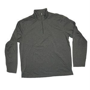 BOBBY JONES PERFORMANCE GOLF 1/4 ZIP SWEATER JACKET Size L